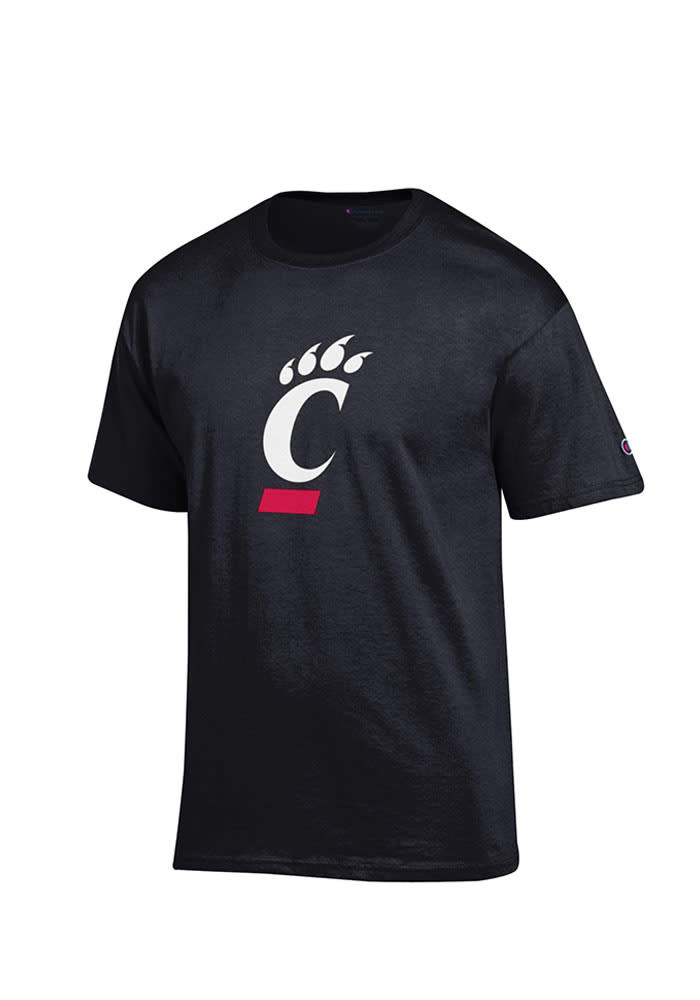 Champion Cincinnati Bearcats Black Big Logo Short Sleeve T Shirt