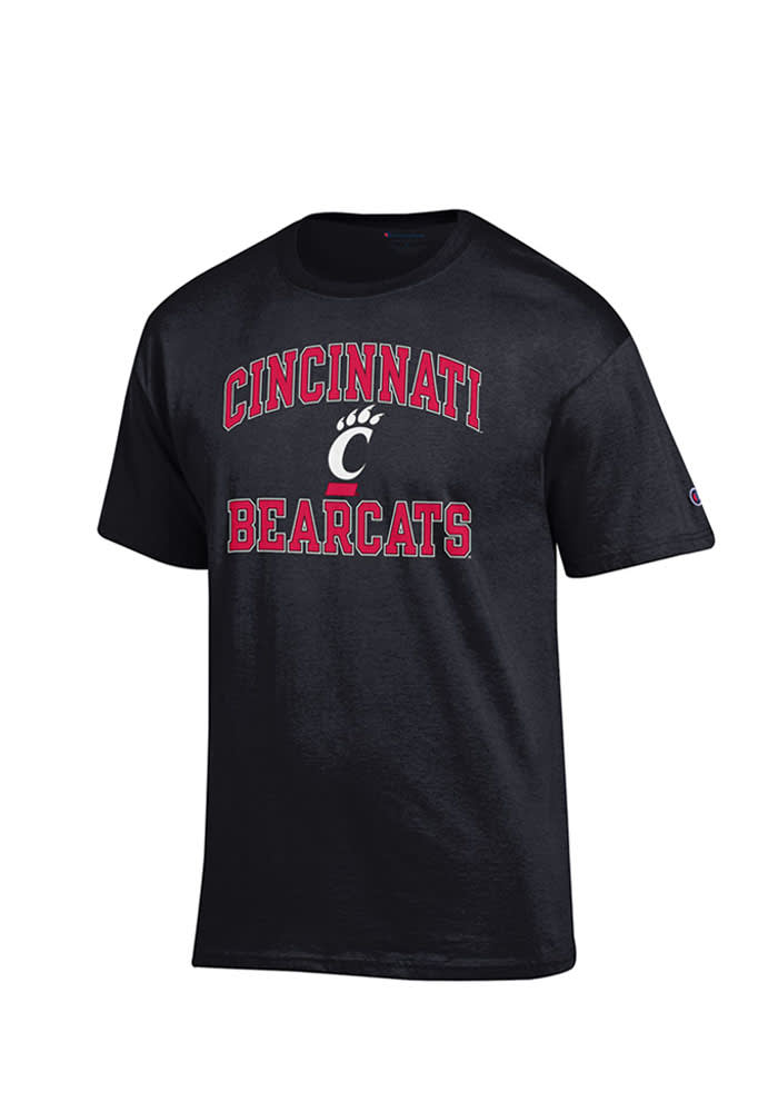 Champion Cincinnati Bearcats Black Number 1 Short Sleeve T Shirt