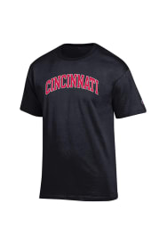 Champion Cincinnati Bearcats Black Rally Loud Short Sleeve T Shirt