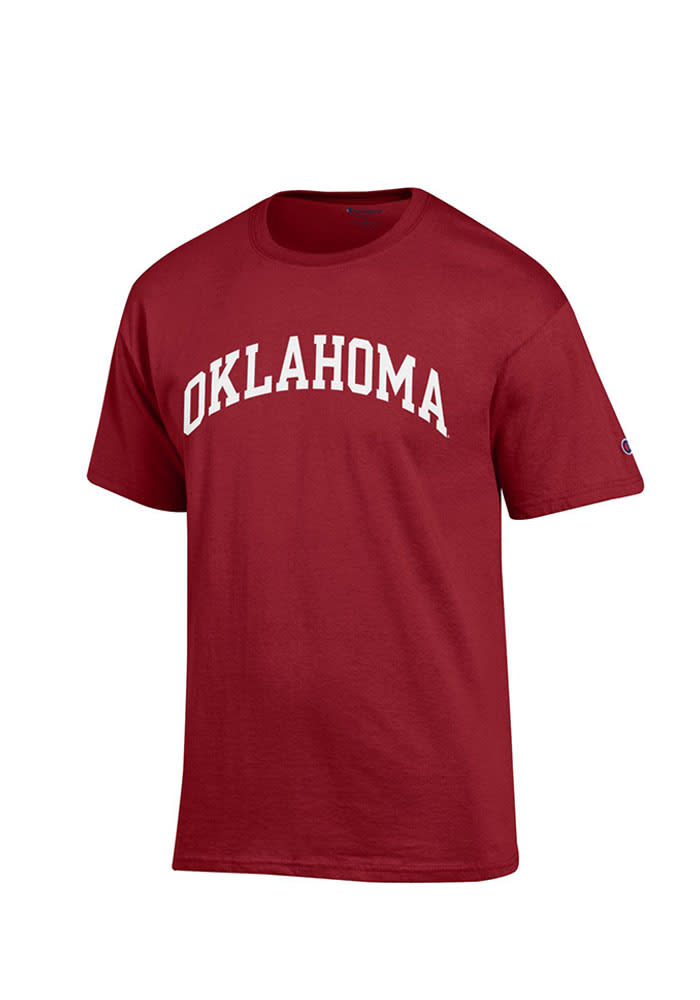 Champion Oklahoma Sooners Crimson Rally Loud Short Sleeve T Shirt