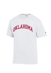 Champion Oklahoma Sooners White Rally Loud Short Sleeve T Shirt