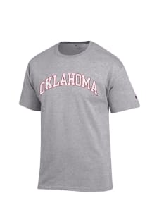 Champion Oklahoma Sooners Grey Rally Loud Short Sleeve T Shirt