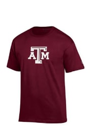Champion Texas A&M Aggies Maroon Big Logo Short Sleeve T Shirt