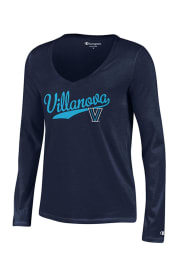 Villanova Wildcats Juniors Navy Blue Campus Long Sleeve T-Shirt