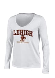Lehigh University Juniors White Campus Long Sleeve T-Shirt