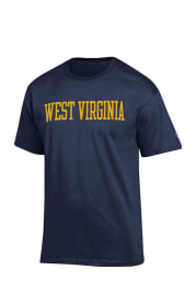 Champion West Virginia Mountaineers Navy Blue Rally Loud Short Sleeve T Shirt