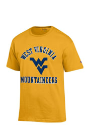 Champion West Virginia Mountaineers Gold #1 Short Sleeve T Shirt