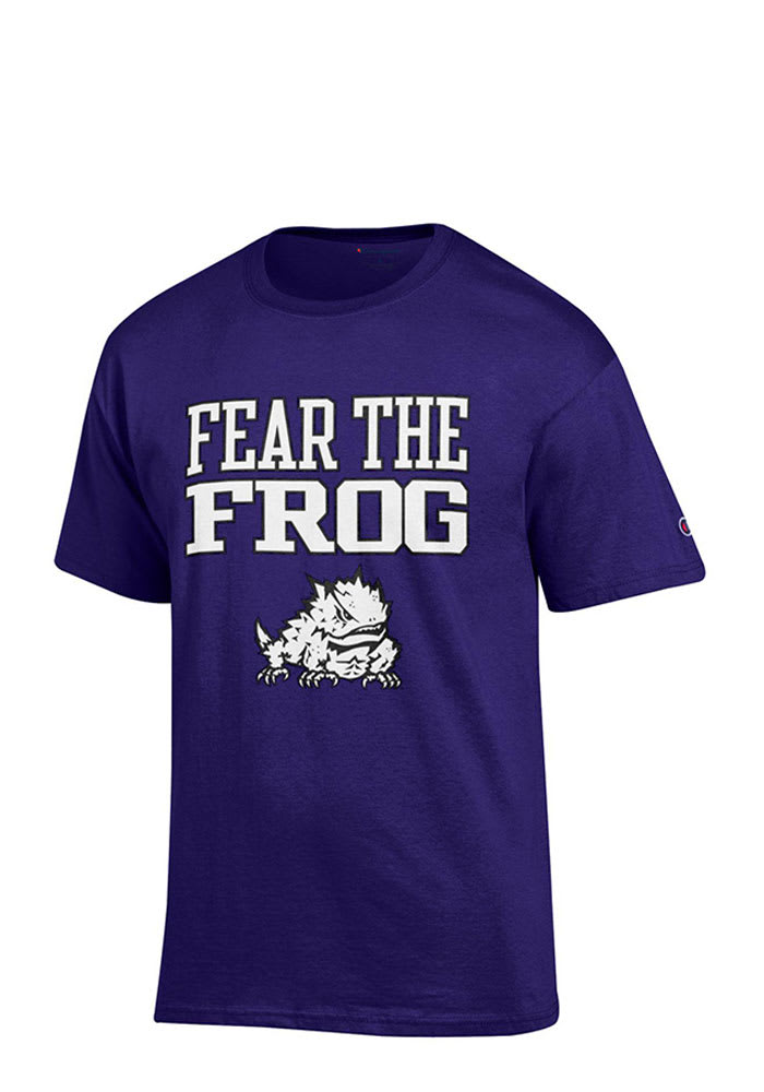 TCU Horned Frogs Purple Fear the Frog Short Sleeve T Shirt