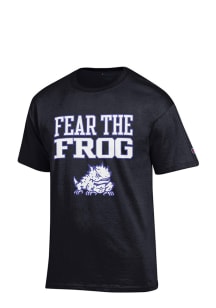 TCU Horned Frogs Black Slogan Short Sleeve T Shirt