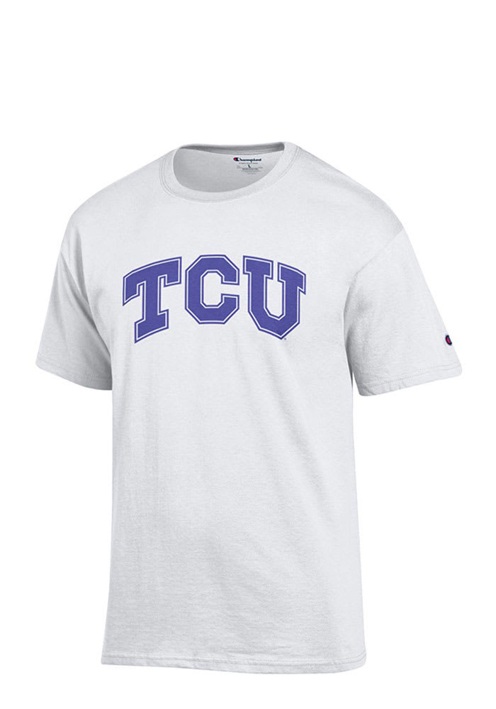 Champion TCU Horned Frogs White Wordmark Short Sleeve T Shirt