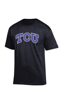 TCU Horned Frogs Black Rally Loud Short Sleeve T Shirt