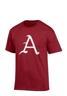 Arkansas Razorbacks Cardinal Big Logo Short Sleeve T Shirt