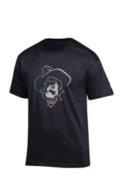 Oklahoma State Cowboys Black Phantom Pete Short Sleeve T Shirt