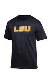 LSU Tigers Black Rally Loud Short Sleeve T Shirt