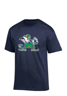 Champion Notre Dame Fighting Irish Navy Blue Big Logo Short Sleeve T Shirt