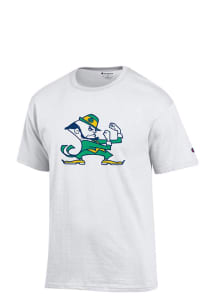 Champion Notre Dame Fighting Irish White Big Logo Short Sleeve T Shirt