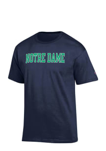 Champion Notre Dame Fighting Irish Navy Blue Rally Loud Short Sleeve T Shirt