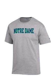 Champion Notre Dame Fighting Irish Grey Rally Loud Short Sleeve T Shirt