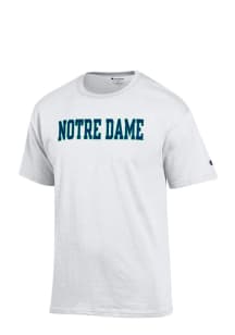 Champion Notre Dame Fighting Irish White Rally Loud Short Sleeve T Shirt