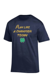 Champion Notre Dame Fighting Irish Navy Blue Slogan Short Sleeve T Shirt