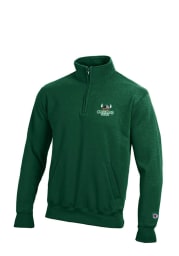 Champion Cleveland State Vikings Mens Green Fleece Long Sleeve 1/4 Zip Pullover