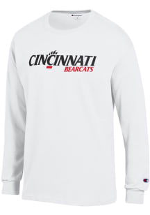 Champion Cincinnati Bearcats White Rally Loud Long Sleeve T Shirt