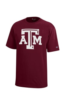 Texas A&amp;M Aggies Youth Maroon Logo Short Sleeve T-Shirt