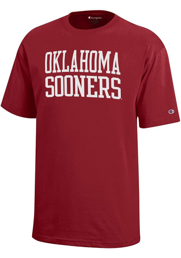 Champion Oklahoma Sooners Youth Crimson Rally Loud Short Sleeve T-Shirt