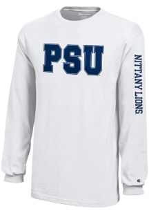 Penn State Nittany Lions Youth White Jersey Long Sleeve T-Shirt