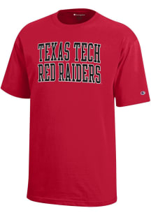 Texas Tech Red Raiders Youth Red Rally Loud Short Sleeve T-Shirt