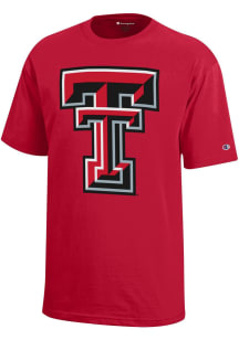 Texas Tech Red Raiders Youth Red Logo Short Sleeve T-Shirt