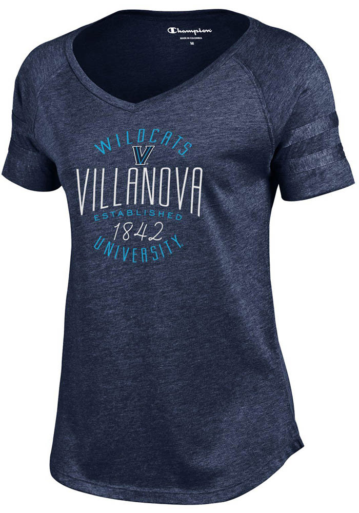 Villanova Wildcats Womens Navy Blue Triumph V-Neck