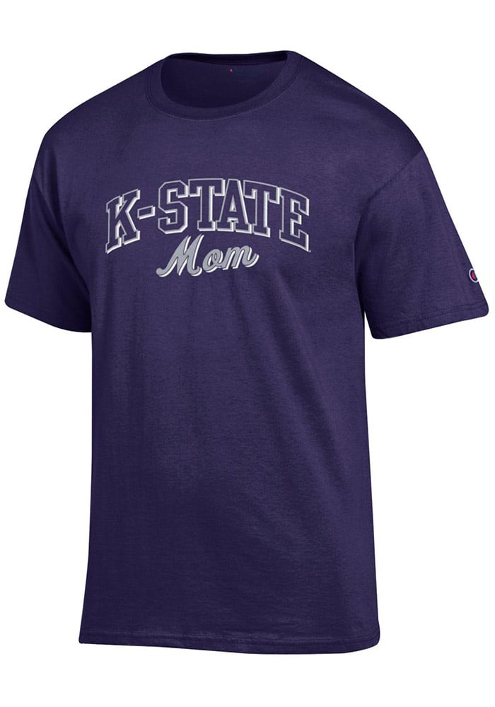 K-State Wildcats Womens Purple Mom Short Sleeve Unisex Tee