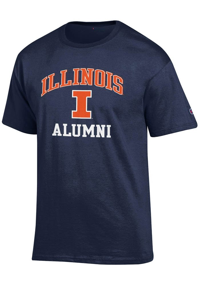 Illinois Fighting Illini Football Helmet Navy T-Shirt