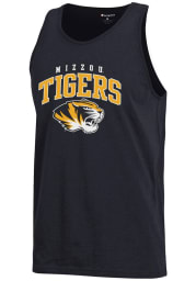 Champion Missouri Tigers Mens Black Arch Logo Short Sleeve Tank Top