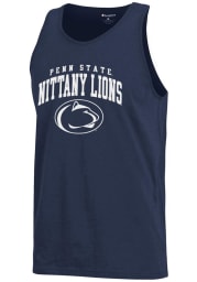 Champion Penn State Nittany Lions Mens Navy Blue Arch Logo Short Sleeve Tank Top