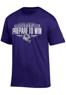 Champion K-State Wildcats Purple Prepare to Win Short Sleeve T Shirt