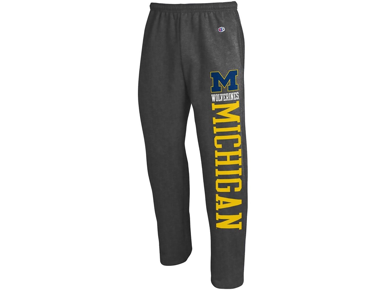 Champion University of Michigan Dark Heather Gray College Vault Wolverine  Triumph Jogger Sweatpants