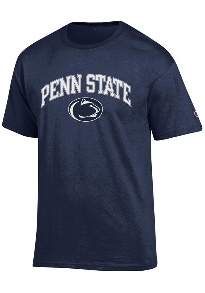 Champion Penn State Nittany Lions NAVY Arch Mascot Short Sleeve T Shirt