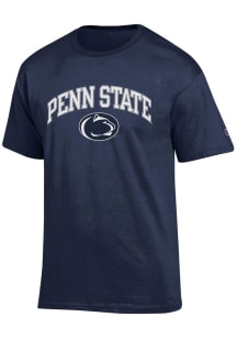 Penn State Nittany Lions Navy Blue Champion Arch Mascot Short Sleeve T Shirt
