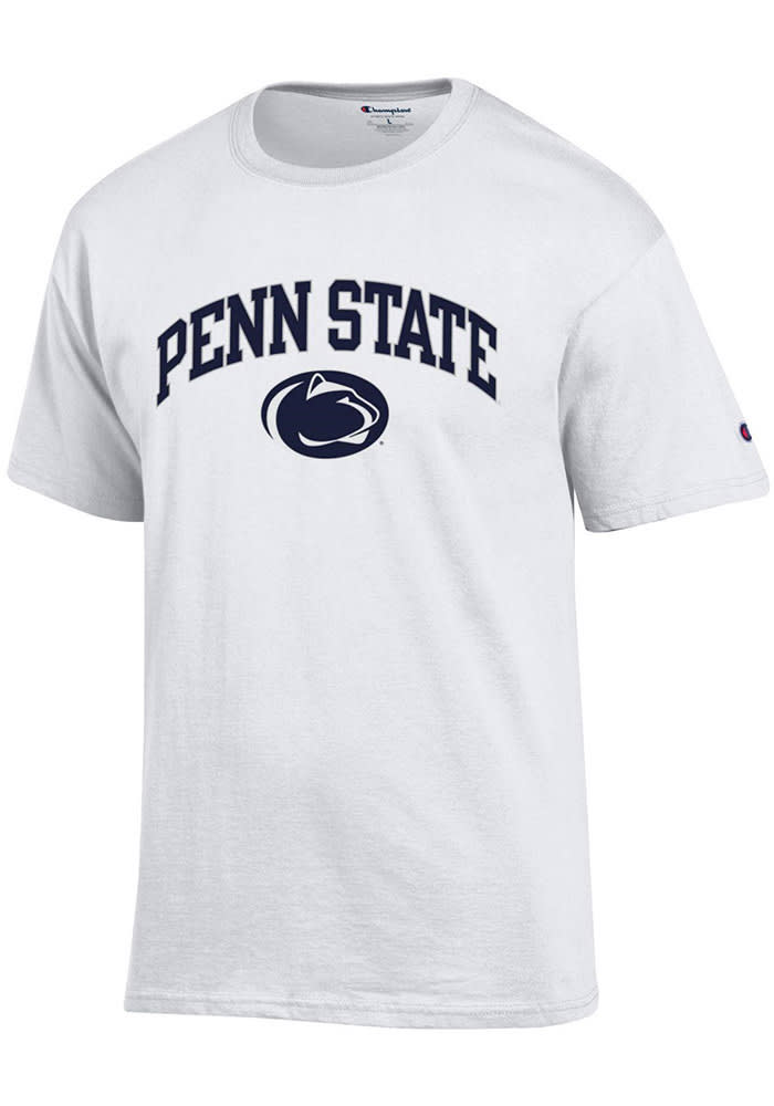 Champion Penn State Nittany Lions White Arch Mascot Short Sleeve T Shirt