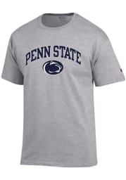 Champion Penn State Nittany Lions Grey Arch Mascot Short Sleeve T Shirt