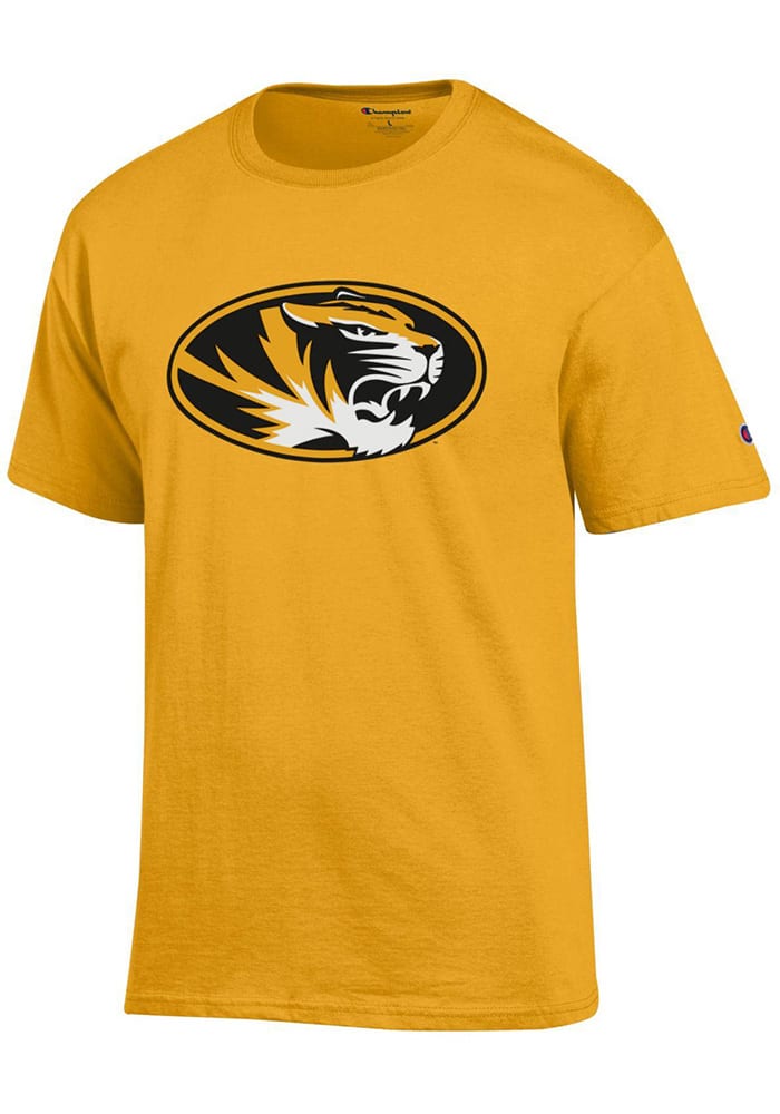 Champion Missouri Tigers Gold Primary Logo Short Sleeve T Shirt