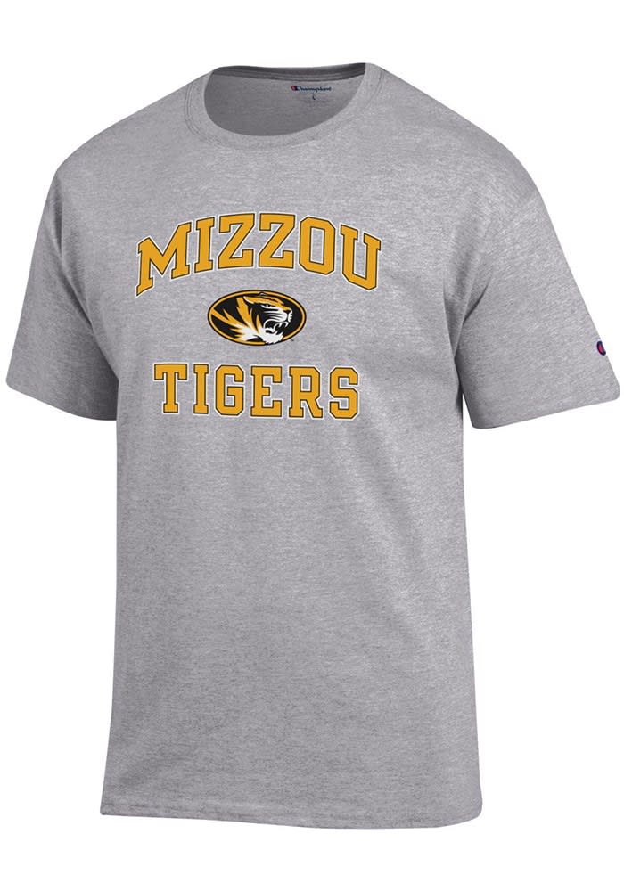 Champion Missouri Tigers Gold #1 Design Short Sleeve T Shirt