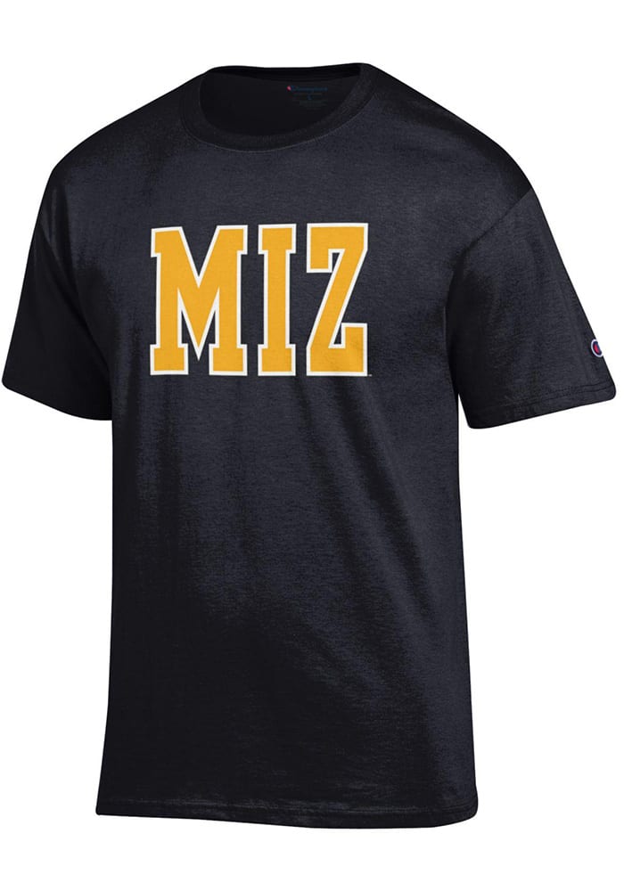Champion Missouri Tigers Black Slogan Short Sleeve T Shirt