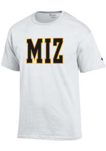Champion Missouri Tigers White Slogan Short Sleeve T Shirt