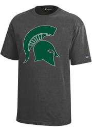 Michigan State Spartans Youth Grey Bold Logo Short Sleeve T-Shirt