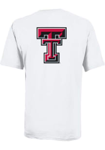 Champion Texas Tech Red Raiders White Red Raider Short Sleeve T Shirt