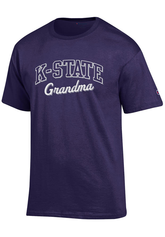 K-State Wildcats Womens Purple Grandma Short Sleeve Unisex Tee