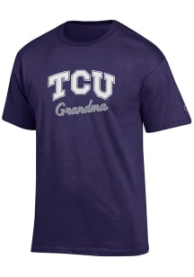 TCU Horned Frogs Womens Purple Grandma Short Sleeve Unisex Tee